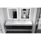 Castello Usa Nile 84-inch Black Vanity Set with White Top and Chrome Handles CB-MC-84BLK-CHR-2053-WH - alternate 7